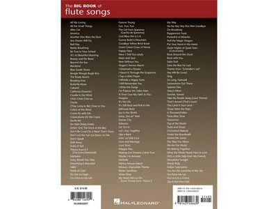 Hal Leonard The Big Book of Flute Songs click to zoom image
