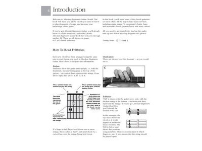 Hal Leonard Absolute Beginners: Guitar Chords click to zoom image