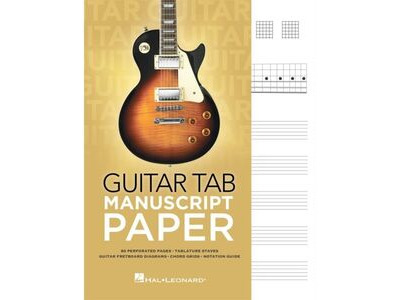Hal Leonard Guitar Tab Manuscript Paper click to zoom image