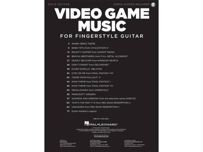 Hal Leonard Video Game Music (for Fingerstyle Guitar) 