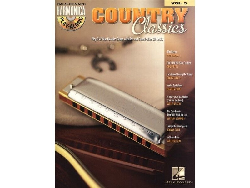 Hal Leonard Harmonica Play-Along: Volume 5 Country Classics click to zoom image