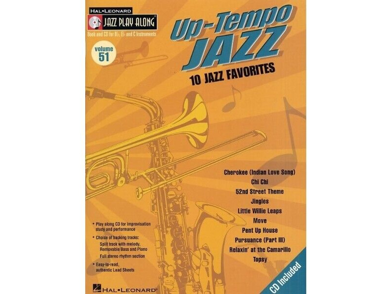 Hal Leonard Jazz Play Along: Volume 51 - Up Tempo Jazz click to zoom image