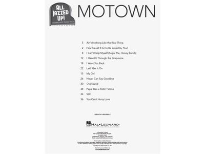 Hal Leonard Mowtown - All Jazzed Up! 
