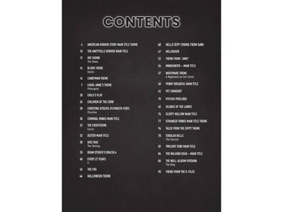 Hal Leonard Horror Music (For Piano) click to zoom image