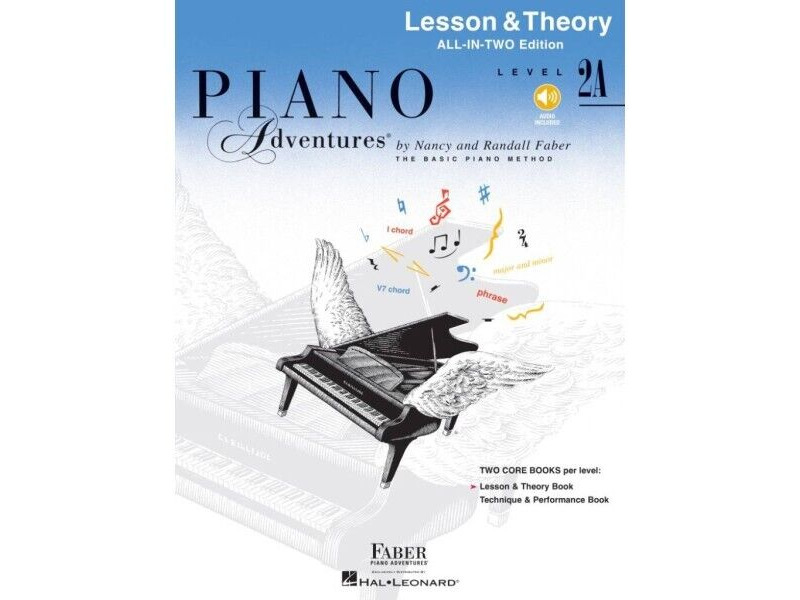 Hal Leonard Piano Adventures Lesson & Theory All-In-Two Level 2A click to zoom image