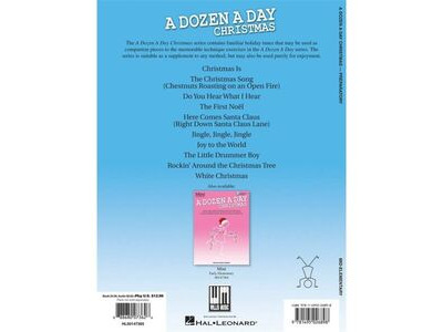 Hal Leonard A Dozen A Day Christmas Songbook - Preparatory click to zoom image