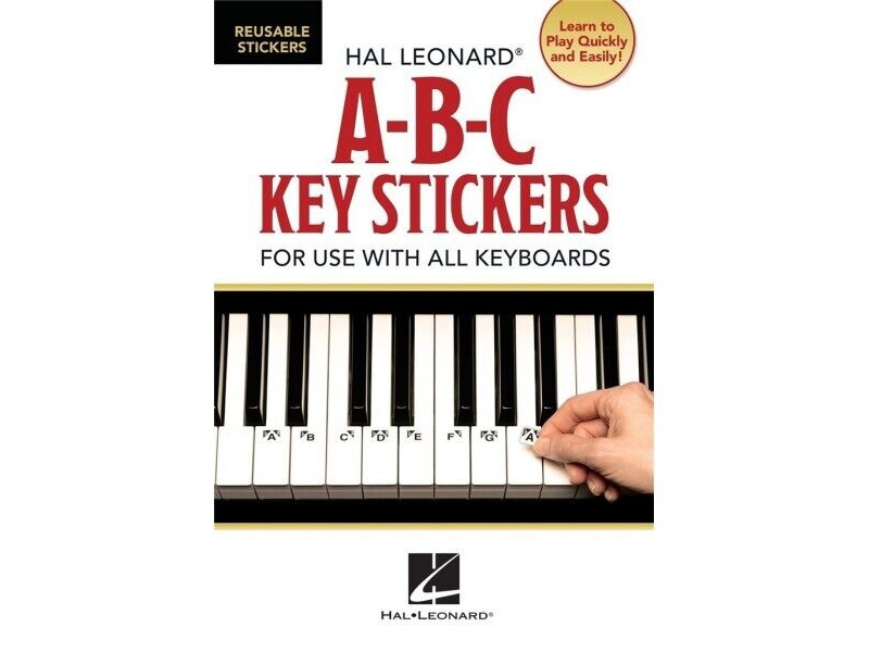 Hal Leonard Piano note stickers (re-usable) click to zoom image