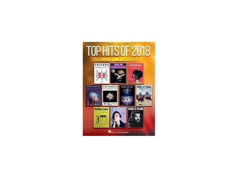 Hal Leonard Top Hits Of 2018: Piano/ Vocal/ Guitar click to zoom image
