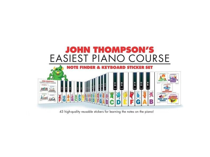 Hal Leonard John Thompson's Easiest Piano Course Note Finder click to zoom image