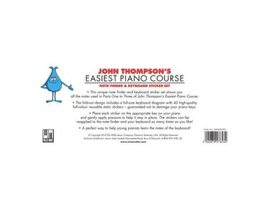 Hal Leonard John Thompson's Easiest Piano Course Note Finder click to zoom image