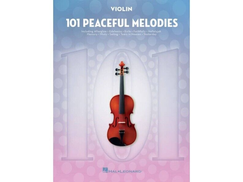 Hal Leonard 101 Peaceful Melodies for Violin click to zoom image