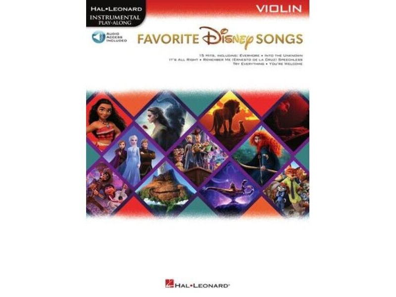 Hal Leonard FAVORITE DISNEY SONGS FOR VIOLIN click to zoom image
