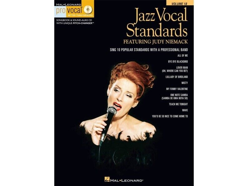 Hal Leonard Pro Vocal - Jazz Vocal Standards click to zoom image
