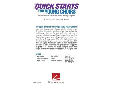 Hal Leonard Quick Starts for Young Choirs click to zoom image