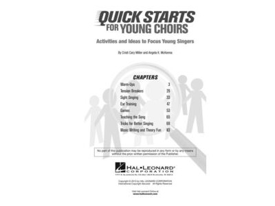 Hal Leonard Quick Starts for Young Choirs click to zoom image