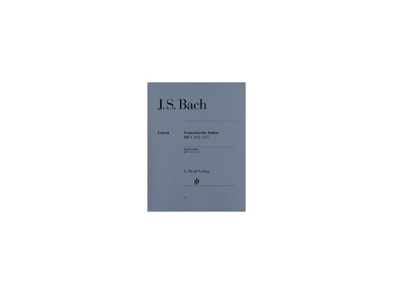 Henle Bach - French Suites BWV812-817 click to zoom image