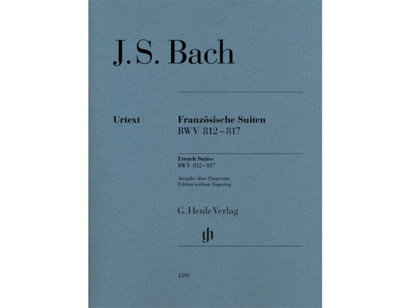 Henle Bach - French Suites BWV812-817 (Without Fingerings) click to zoom image