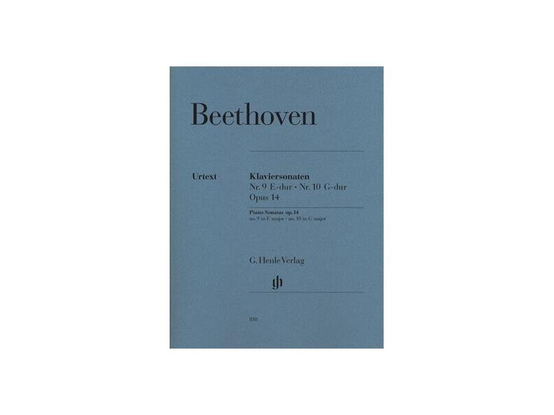 Henle Beethoven - Piano Sonata No.9 And No.10 Op.14 click to zoom image