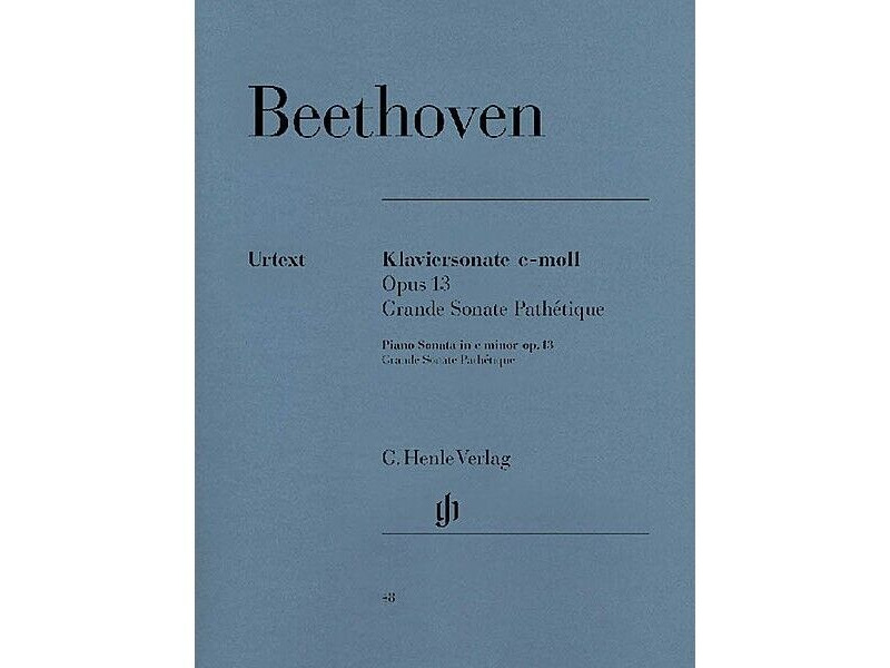 Henle Beethoven - Sonata No. 8 in C Minor Op.13 Grande Sonate Pathetique: Henle Verlag click to zoom image