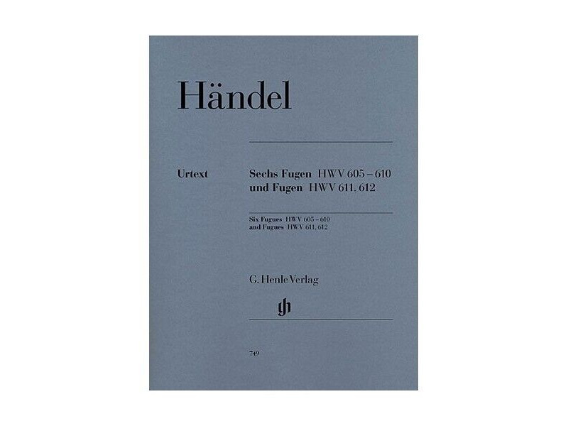 Henle Handel - Six Fugues HWV 605-610 and Fugues HWV611, 612 click to zoom image