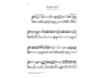 Henle Haydn: Piano Sonata In B Minor XVI:32