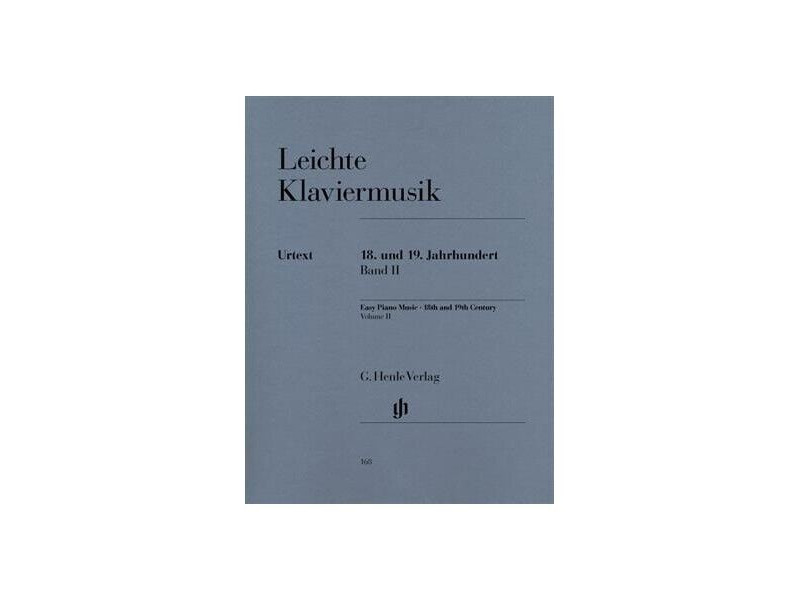 Henle Leichte Klaviermusik - Easy PianoMusic - 18th and 19th Century, Volume II click to zoom image