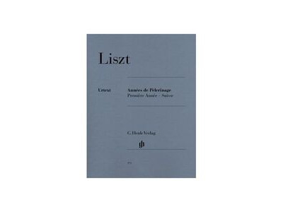 Henle Liszt : Ann&eacute;es De P&egrave;lerinage, Premi&egrave;re Ann&eacute;e - Suisse