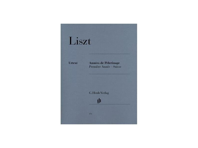 Henle Liszt : Années De Pèlerinage, Première Année - Suisse click to zoom image