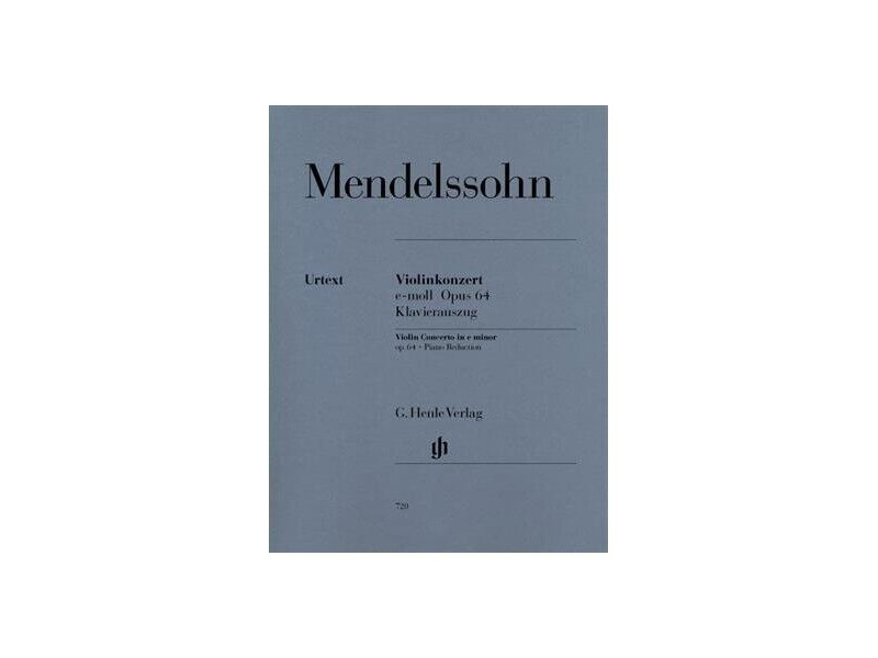 Henle Mendelssohn: Violin Concerto In E Minor Op.64 (With Piano Reduction) click to zoom image