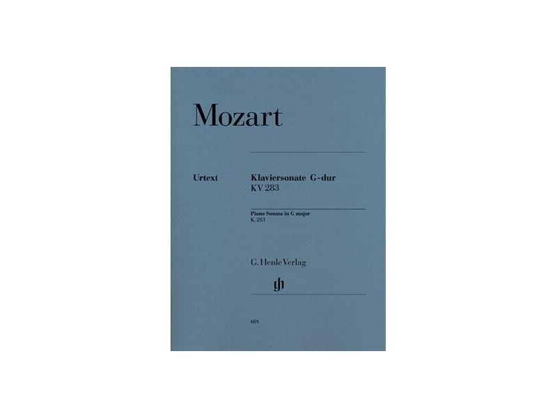 Henle Mozart- Piano Sonata In G KV 283 click to zoom image