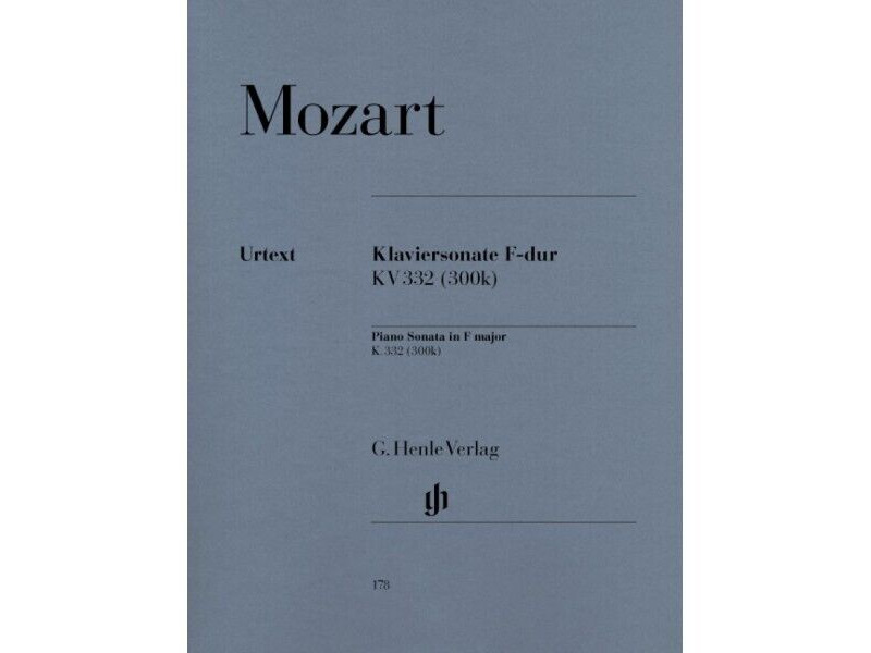 Henle Mozart Piano Sonata No. 12 in F major k332 (Henle) click to zoom image