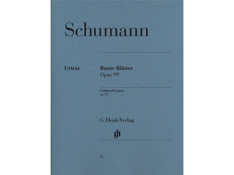 Henle Schumann Bunte Blatter, Op. 99 click to zoom image