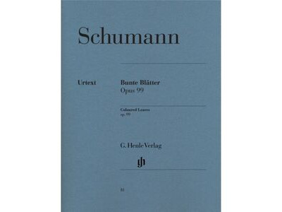 Henle Schumann Bunte Blatter, Op. 99 