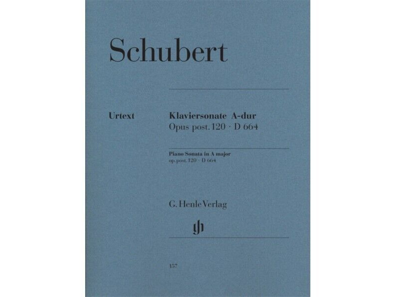Henle Schubert- Piano Sonata in A major D.664 click to zoom image