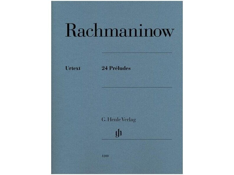 Henle Rachmaninoff - 24 Preludes click to zoom image
