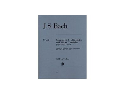 Henle J.S. Bach : Sonatas No. 4 - 6 for Violin and Piano