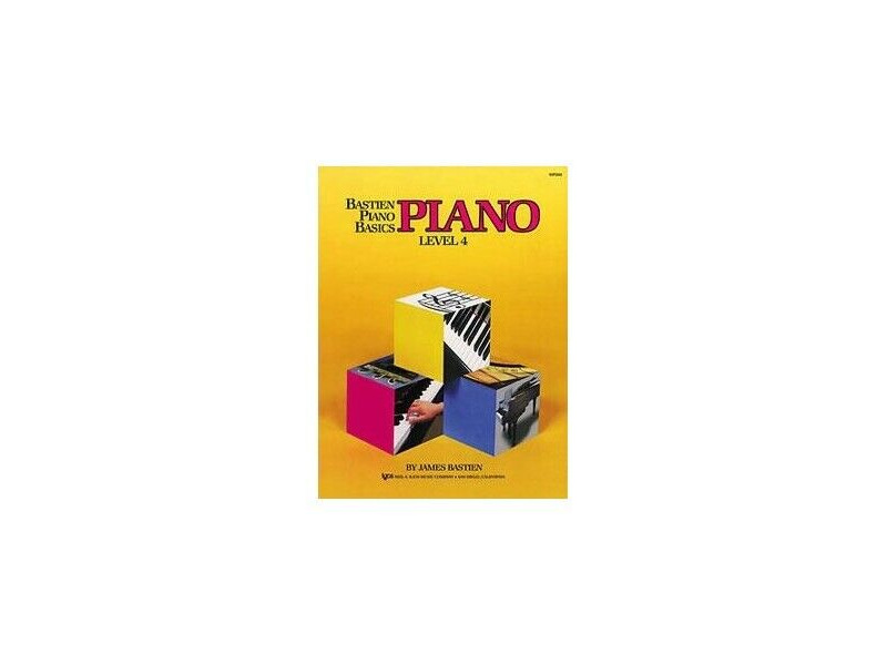 Kjos Music Bastien Piano Basics Piano Level 4 WP204 click to zoom image