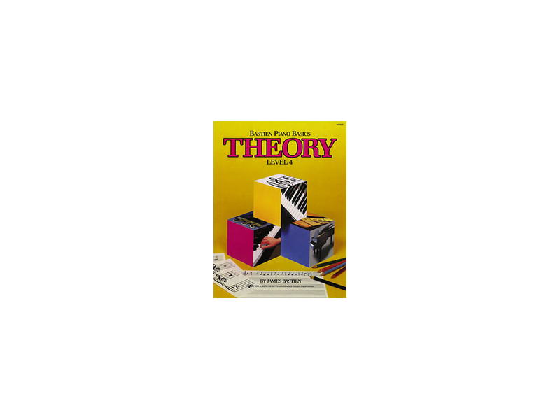 Kjos Music Bastien Piano Basics Theory Level 4 WP209 click to zoom image