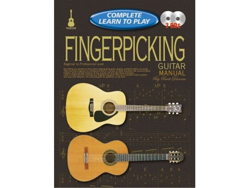Koala Complete Learn To Play Fingerpicking Guitar Manual click to zoom image