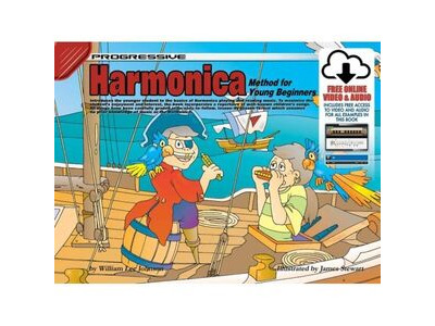 Koala Progressive Harmonica Method For Young Beginners: Book & CD