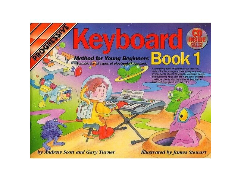 Koala Progressive Keyboard Method for Young Beginners Book 1 click to zoom image