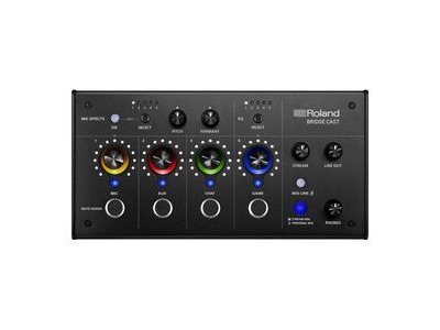 Roland BRIDGE CAST Dual Bus Gaming Mixer Streaming Audio Interface