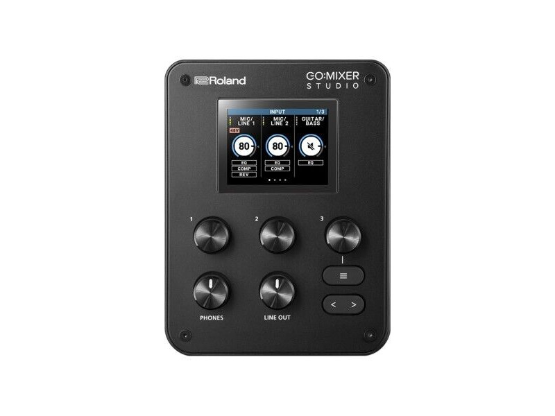 Roland GO:MIXER STUDIO Portable Audio Mixer & USB Interface click to zoom image