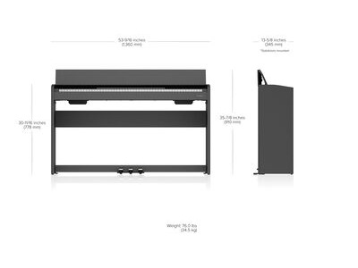 Roland F107 Digital Piano (F107BK) click to zoom image