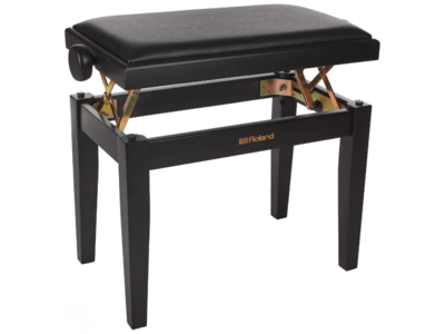 Roland RPB 200 Polished Ebony Black Piano Bench click to zoom image