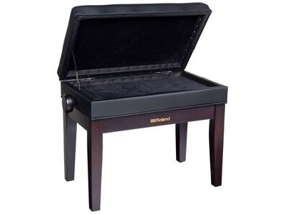 Roland RPB-400RW Piano Bench – Adjustable Seat with Storage (Rosewood) click to zoom image