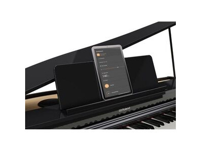 Roland GP-3 Slimline Baby Grand Piano Polished Ebony click to zoom image