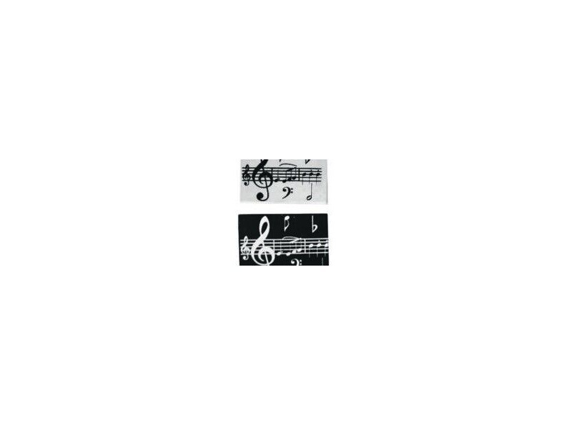 Music Gifts Company Black and White Music Note Eraser click to zoom image