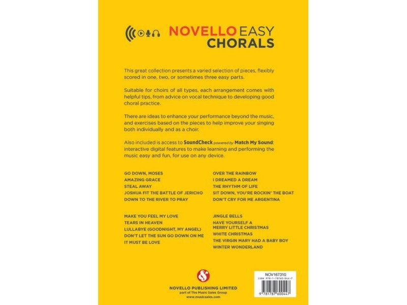 Novello Novello Easy Chorals click to zoom image