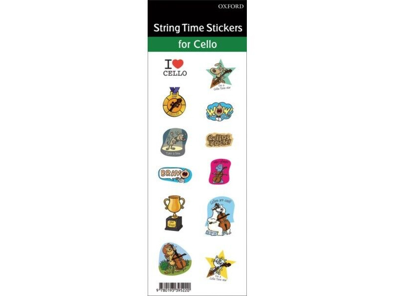 Oxford University Press Cello Time Stickers click to zoom image